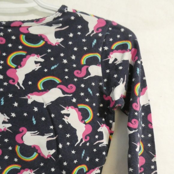 CARTER'S | size 12 | Unicorn and Rainbow Print Pajama Long Sleeve Shirt - Picture 12 of 15